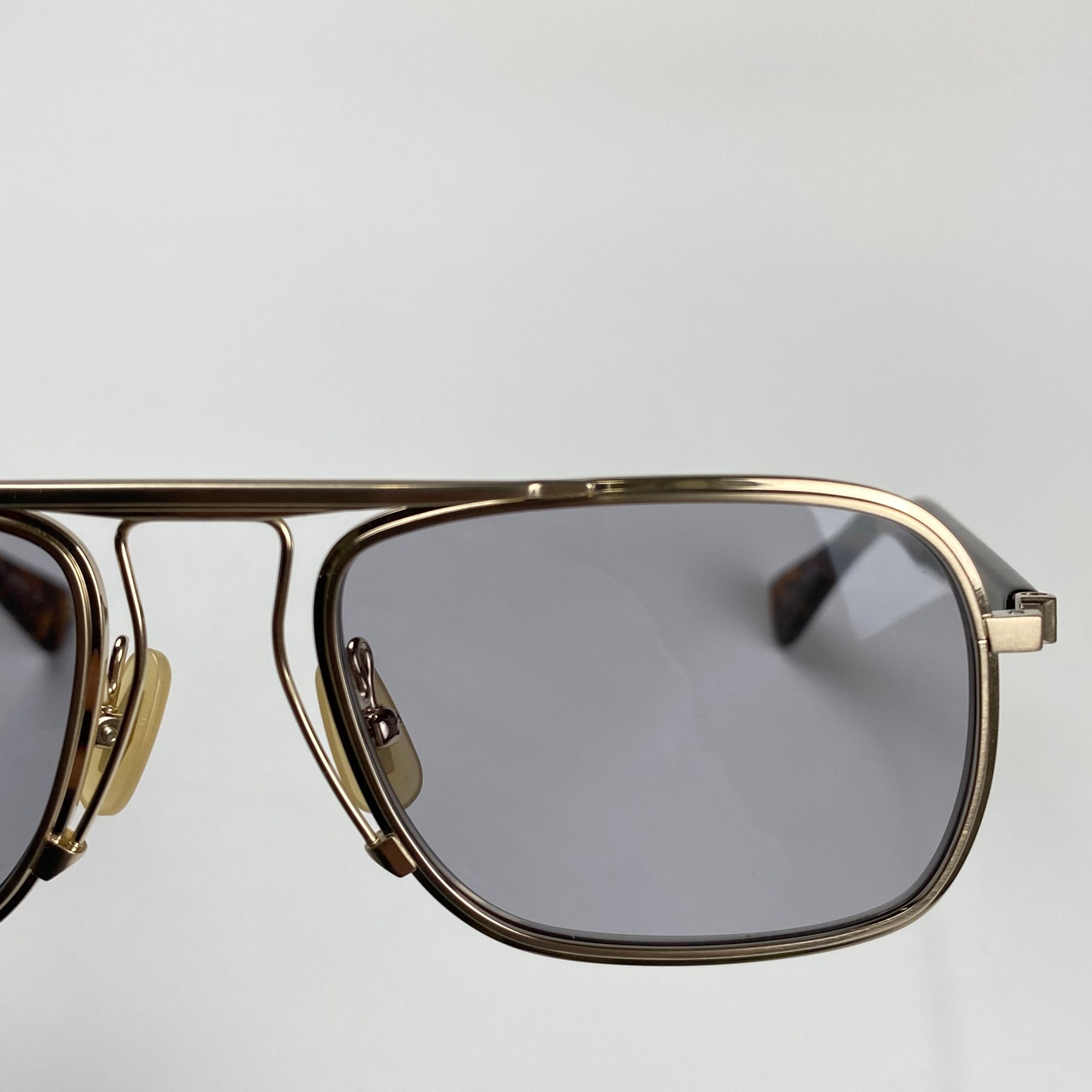 【極美品】 金子眼鏡 ヴィンテージコレクション / ブリッジデザイン サングラス KVS-31 BWG 参考定価：66,000+tax