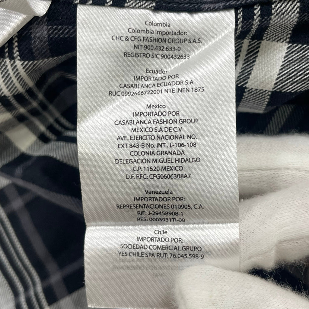 ARMANI EXCHANGE アルマーニ エクスチェンジ / ハイドポケットチェックシャツ 参考定価：25,000程度 SIZE:S