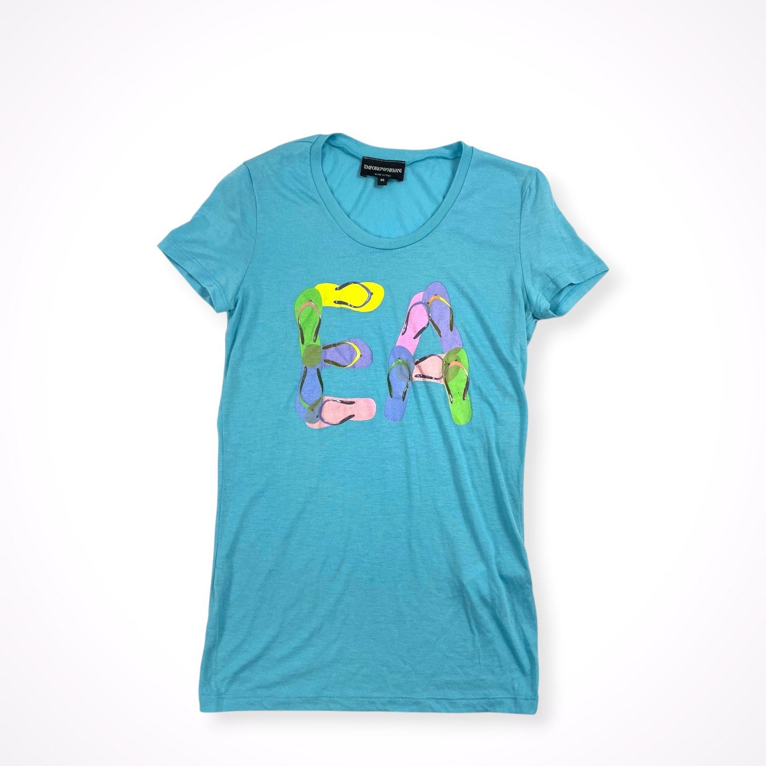 EMPORIO ARMANI エンポリオ アルマーニ / プリントTEE イタリア製 SIZE:40