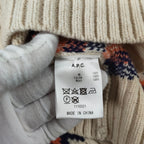 A.P.C. / 幾何学タートルネックニット ピエール・マリー SIZE:L