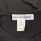 COMME des GARCONS SHIRT コムデギャルソンシャツ / メニーポケットTEE ブラック 参考定価：20,000程度 SIZE：S