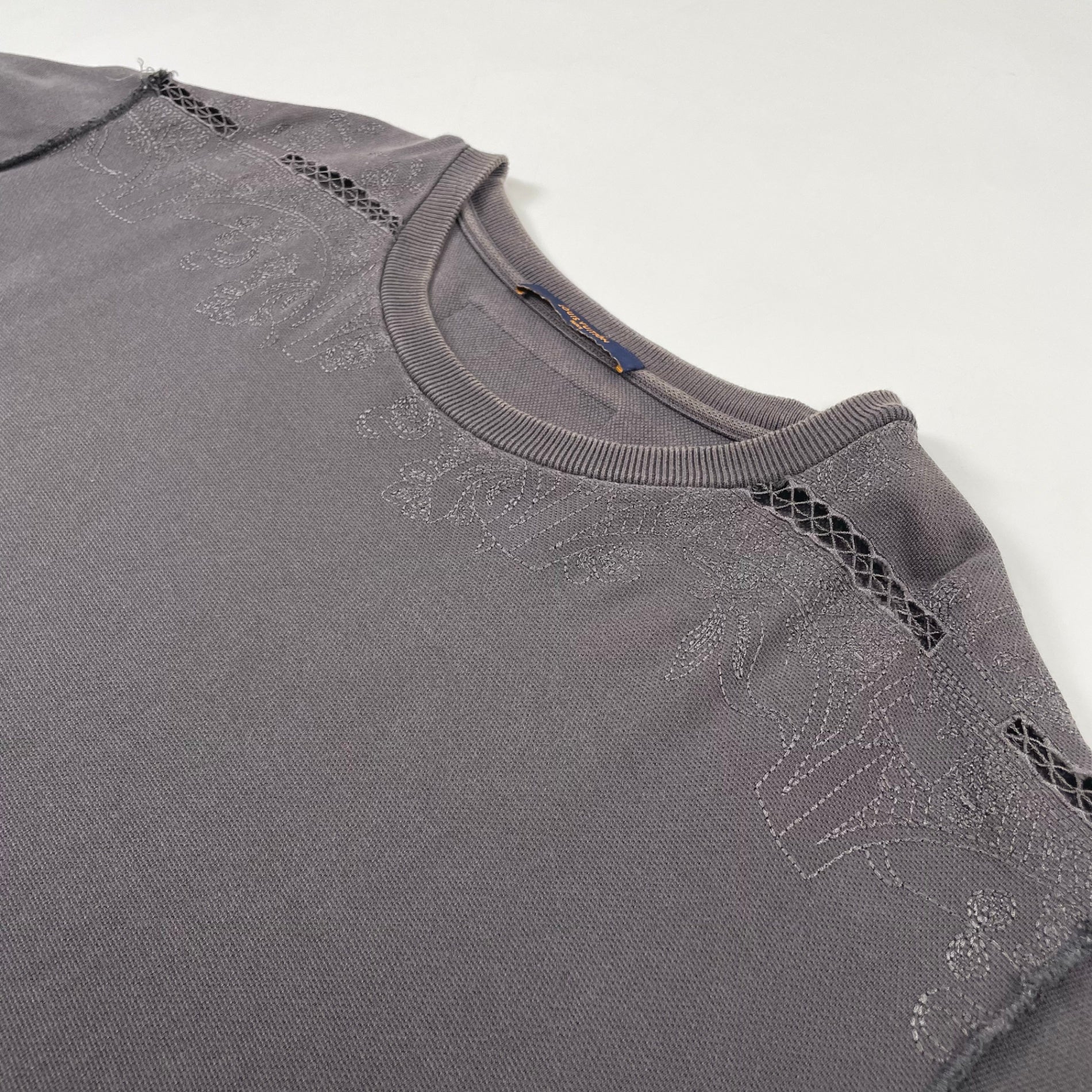 LOUIS VUITTON / Embroidery Norte Dame Catchedral Tee SIZE:XXL