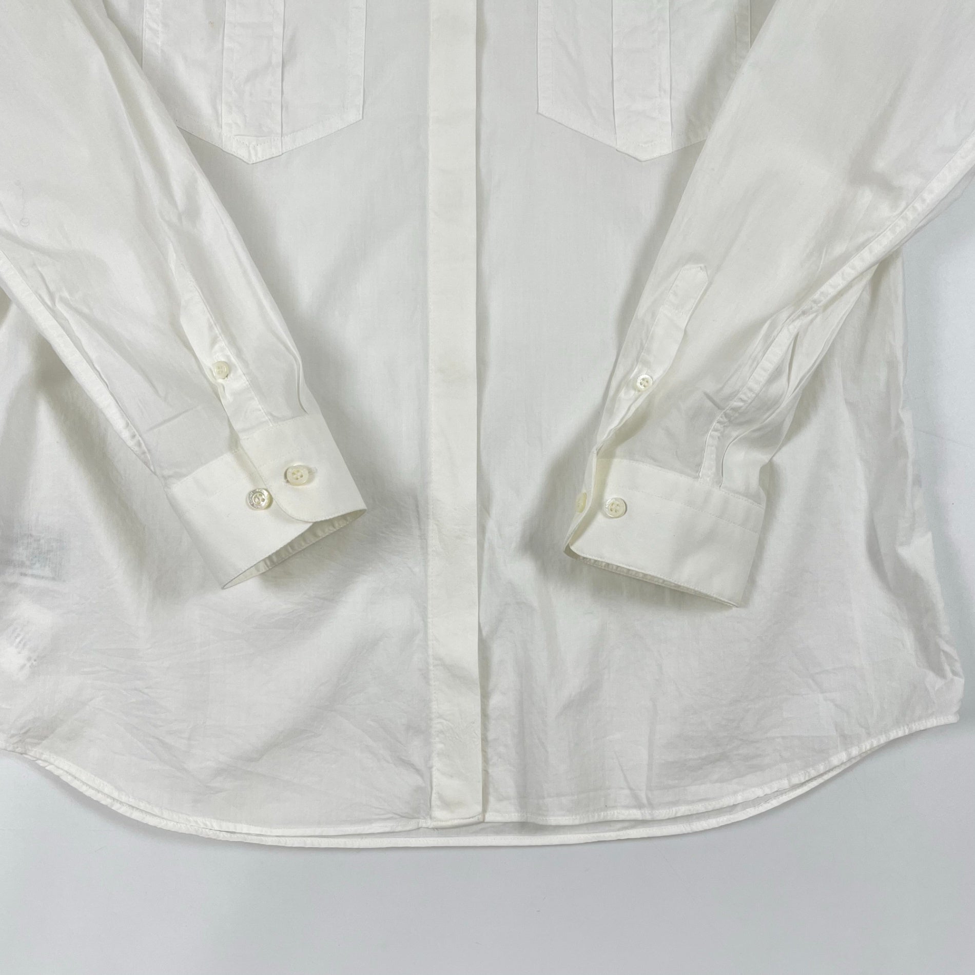 NeiL BarreTT / ミリタリーポプリンシャツ 参考定価：55,000程度 SIZE:S
