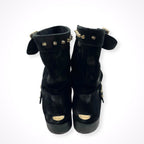 JIMMY CHOO / 「BIKER」スタッズエンジニアブーツ 参考定価：200,000程度 SIZE:37 1/2