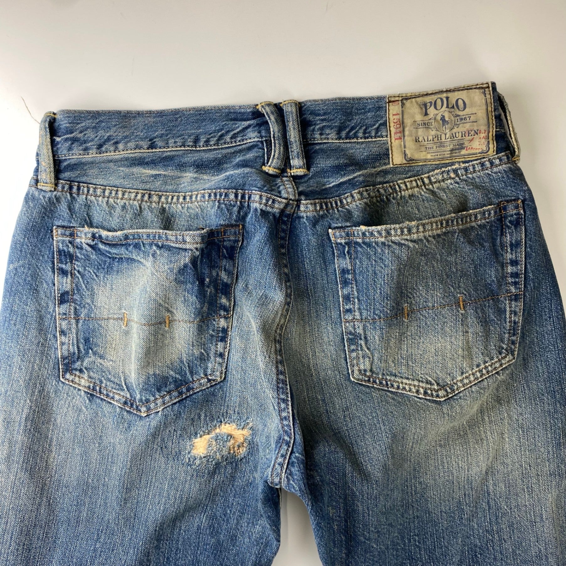 限定 POLO RALPH LAUREN ポロラルフローレン / BOBBY JEAN パッチワークデニム CRUISE/HOLIDAY2011 SIZE:W80cm