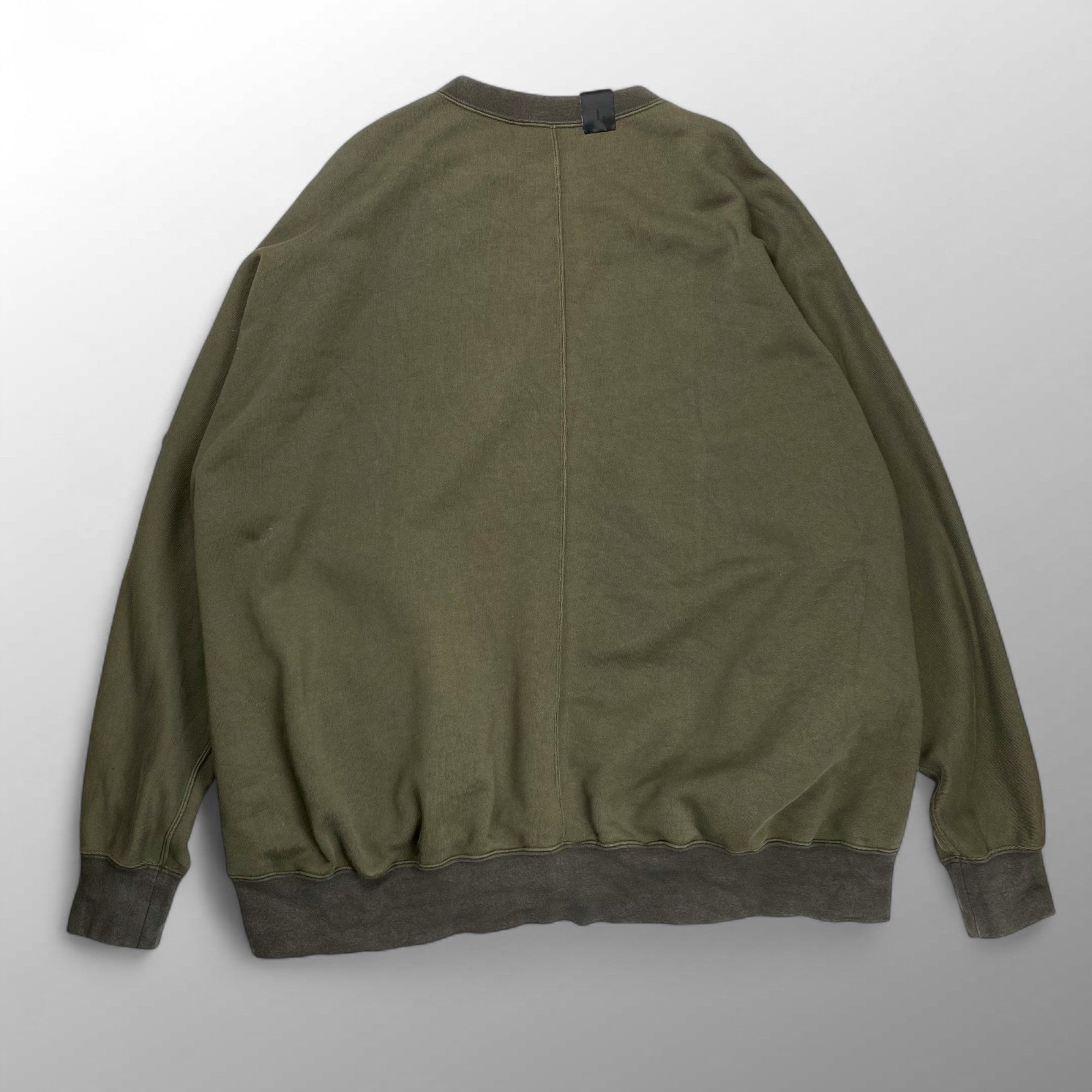 N.HOOLYWOOD エヌハリウッド / COMPILE CREW NECK SWEATSHIR スウェット カーキ 参考定価：25,000+tax SIZE:38(M程度)