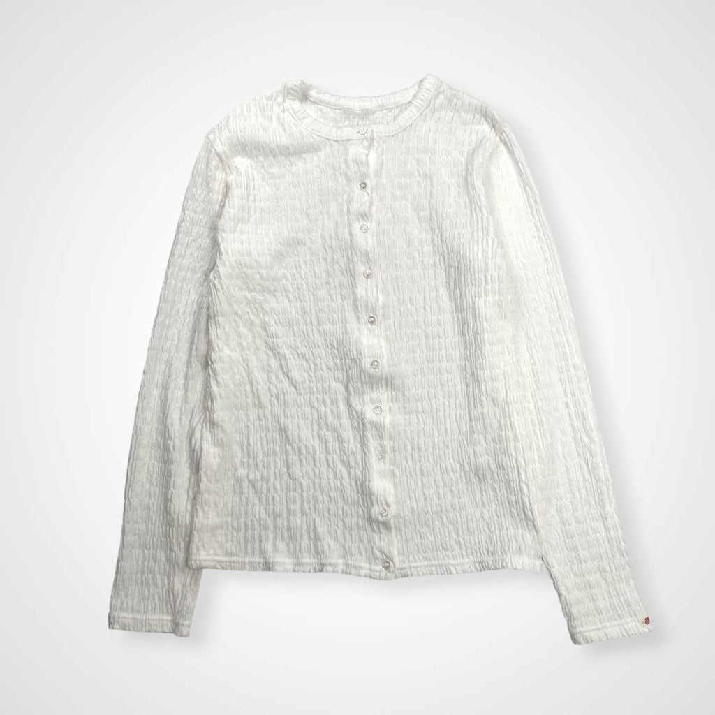 fig London フィグロンドン / ギャザーシャツ ホワイト 未使用タグ付 参考定価：12,000+tax SIZE:FREE