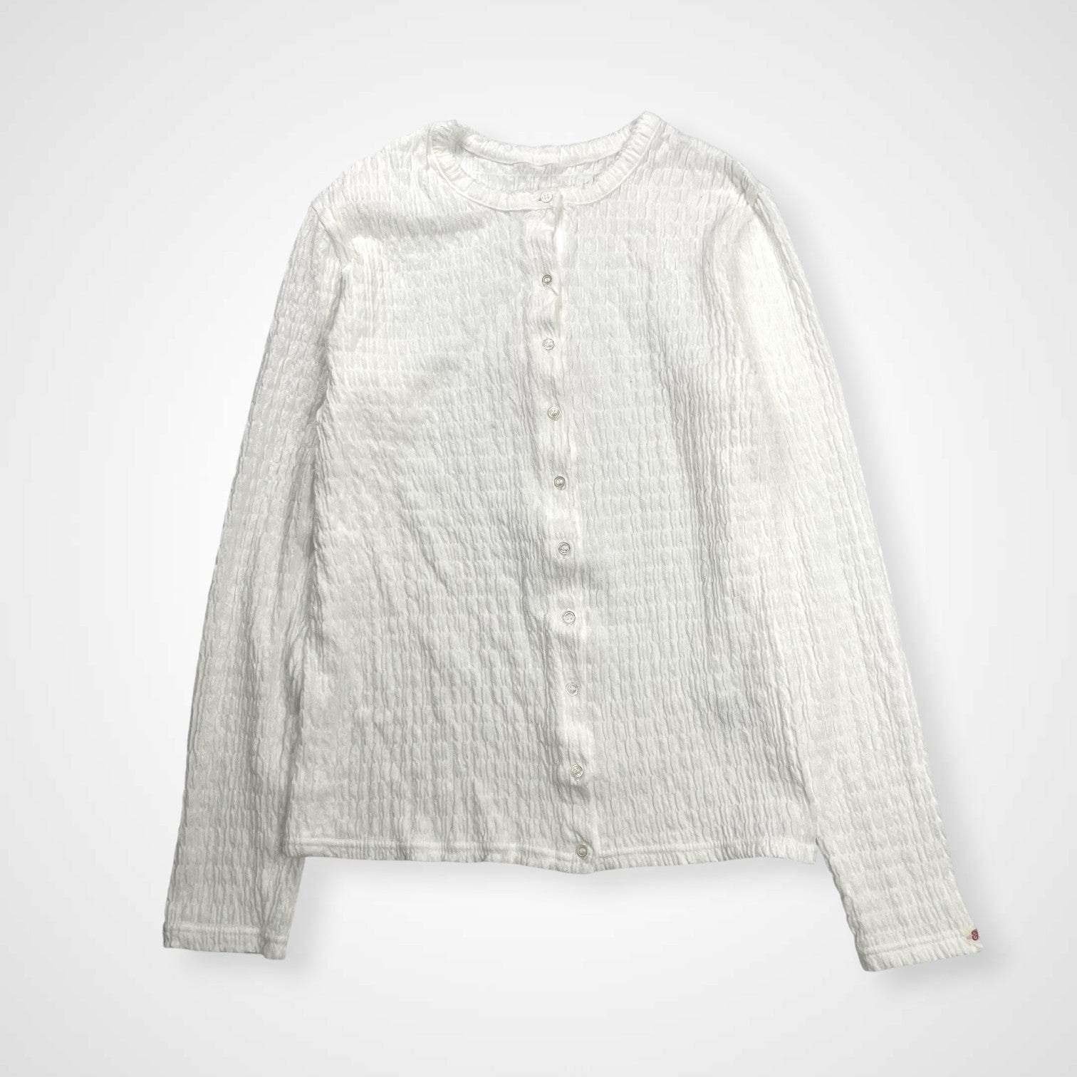 fig London フィグロンドン / ギャザーシャツ ホワイト 未使用タグ付 参考定価：12,000+tax SIZE:FREE