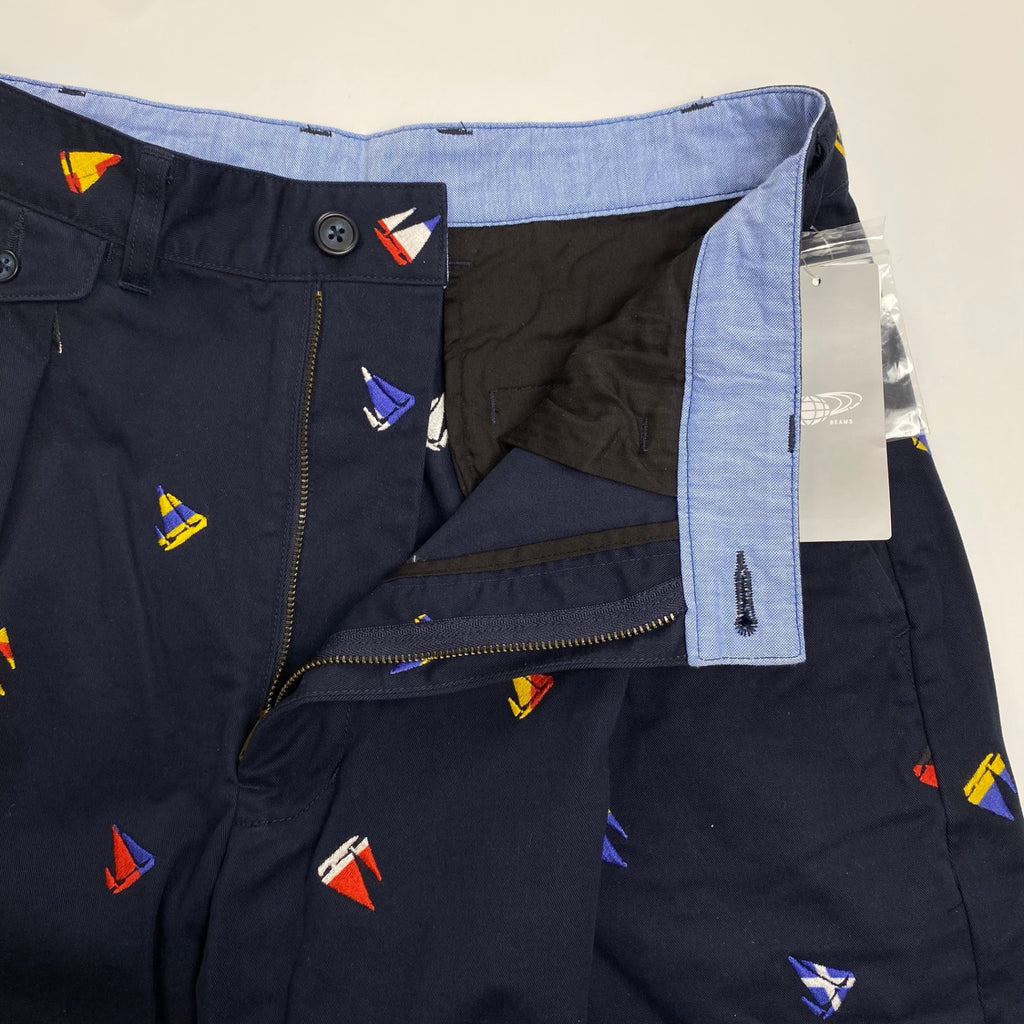 BEAMS PLUS ビームスプラス / 5ポケット エンブロイダリー チノパン タグ付 参考定価：38,000+tax SIZE:M