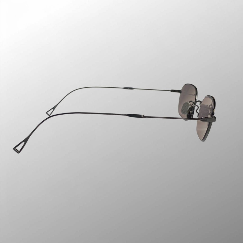 【未使用級】 ISSEY MIYAKE × 金子眼鏡 イッセイミヤケ / HEXAGON Ⅸ サングラス ライトブラックレンズ 50□20