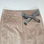 PESERICO / リボンデザインベロアパンツ 参考定価：85,000程度 SIZE:42