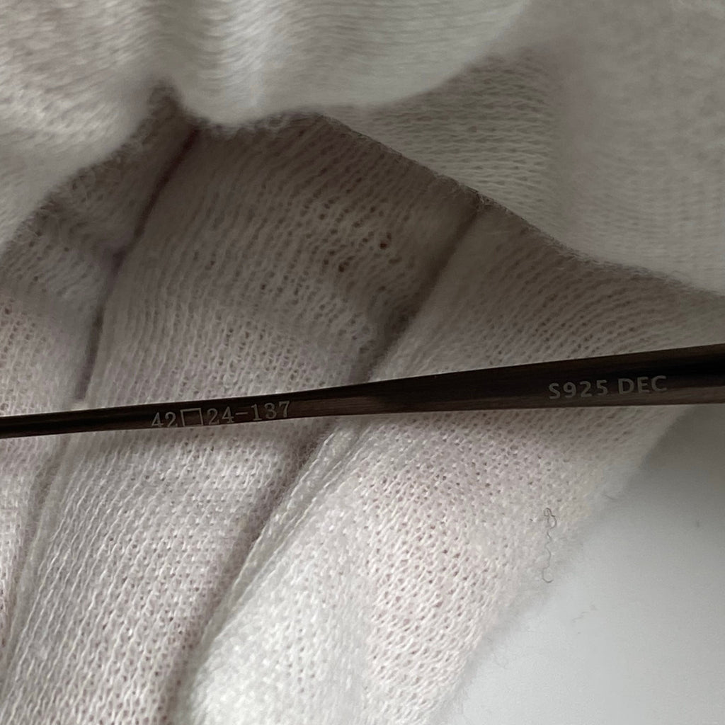 金子眼鏡 プレミアムライン / インナーリム ラウンド  度なしクリアレンズ 参考定価：78,000+tax