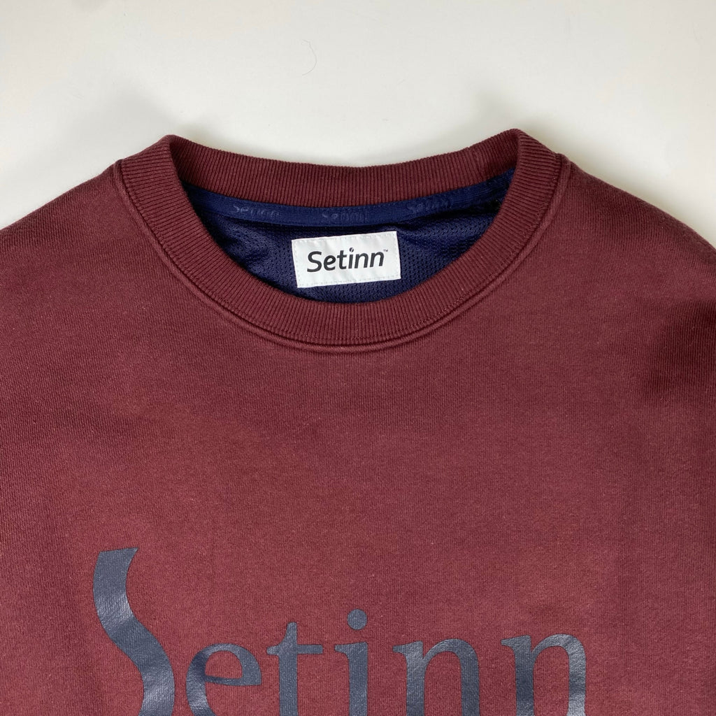 【美品】 Setinn セットイン BEAMS / Tour Crew Sweat ロゴ スウェット メッシュライナー ポケット付 SIZE:L