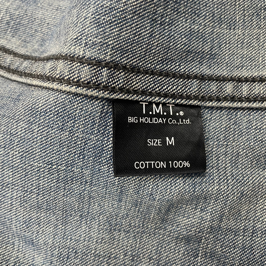 T.M.T ティーエムティー / フェードデニムジャケット インディゴ 参考定価：35,000程度 SIZE:M