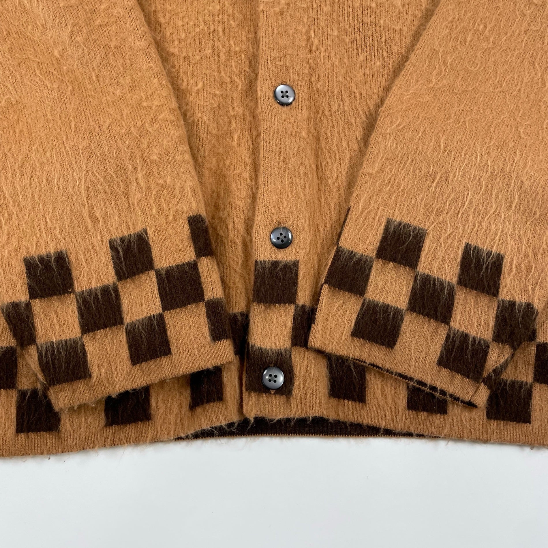 Supreme / brushed checkerboard cardigan 21SS SIZE:XL – BAUM store