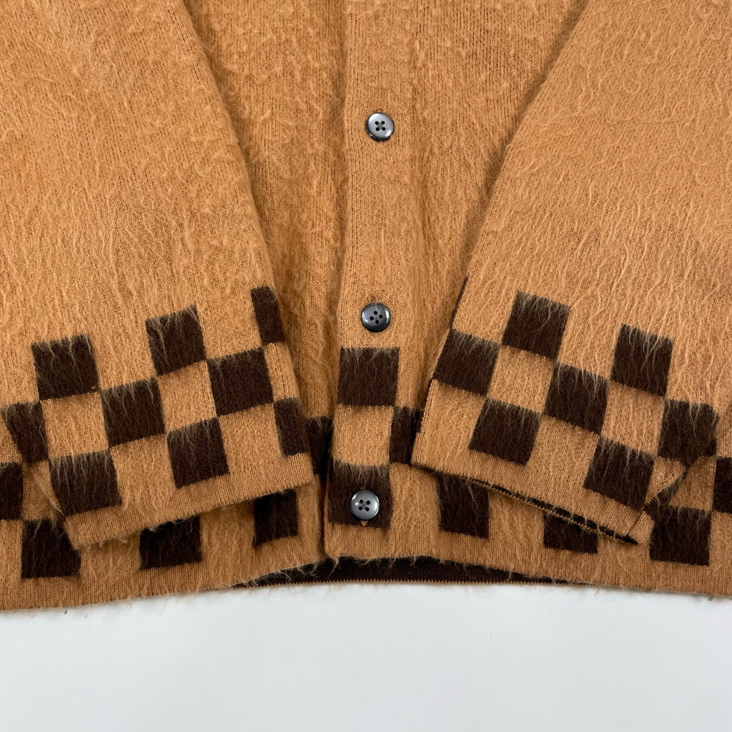 Supreme / brushed checkerboard cardigan 21SS SIZE:XL