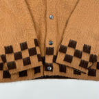 Supreme / brushed checkerboard cardigan 21SS SIZE:XL