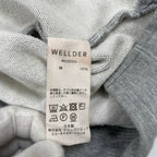 WELLDER ウェルダー / Flutter Tail Buck Side Tucked Crewneck グレー 参考定価：16,000+tax SIZE:3