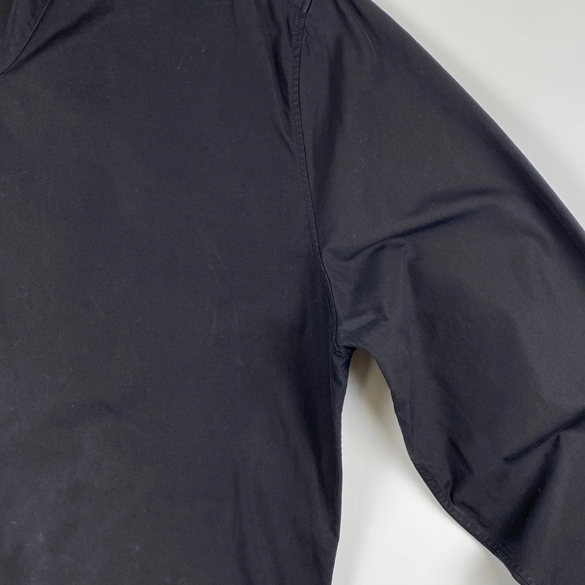 HERMES エルメス / スタンドカラー シャツ セリエボタン 変形デザイン SIZE：39（M程度）