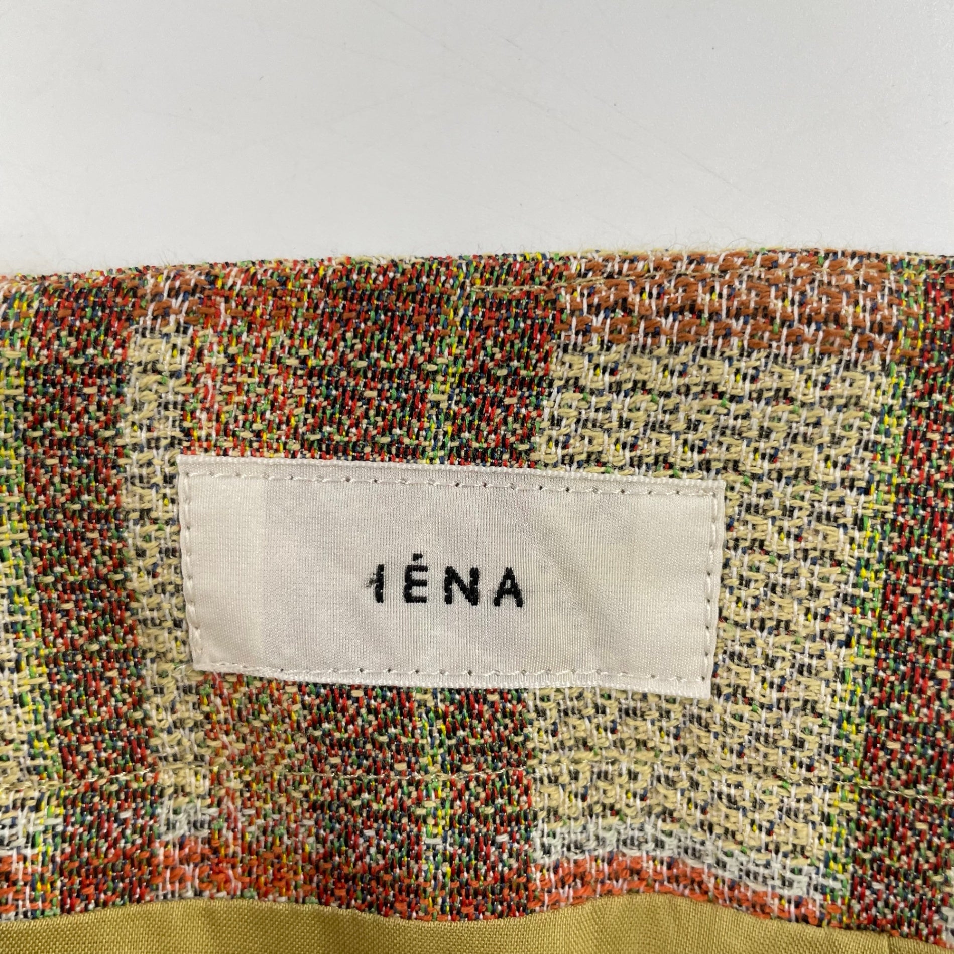 IENA / ゴブラン チェックフリンジスカート 参考定価：22,000+tax SIZE：36
