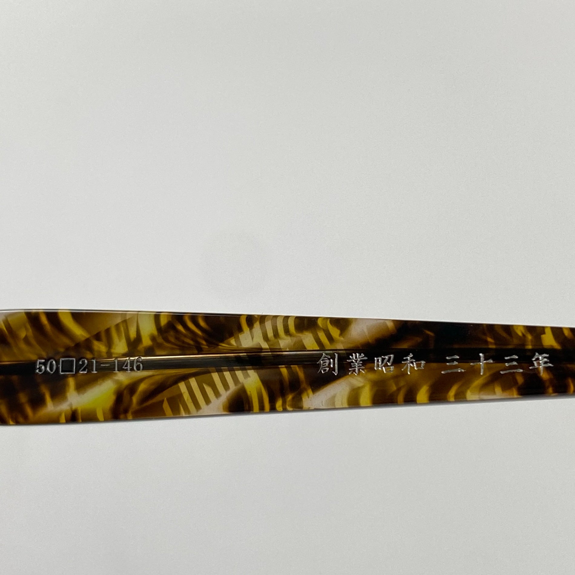 金子眼鏡 「PREMIUM」ライン / サーモント シルバーコンビ ブラウンイエロー 度なしクリアレンズ  参考定価：82,000+tax