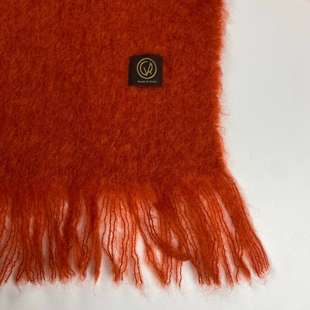 MANTAS EZCARAY マンタスエスカライ / モヘヤMIX大判マフラー OEKO-TEX認定品 169×34.5cm 参考定価：25,000程度