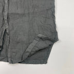 EMPORIO ARMANI エンポリオ アルマーニ / オールドリネンシャツ グレー SIZE：39