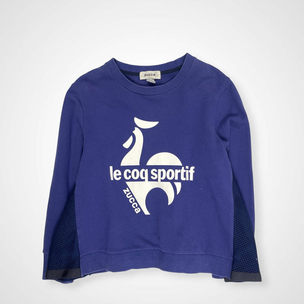 ZUCCA × le coq sportif ズッカ ルコックスポルティフ / コラボ切替スウェットシャツ 参考定価：12,000+tax SIZE:M