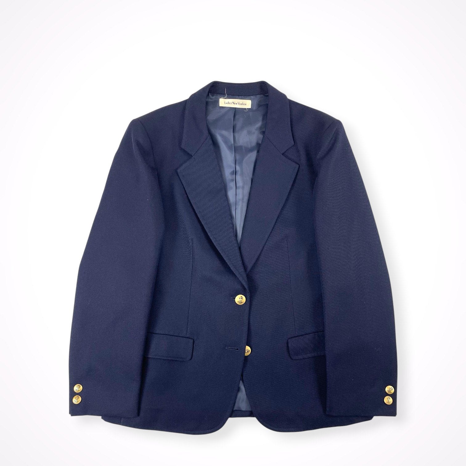 Ladies NEWYORKER / レディース ヴィンテージブレザー 金釦 SIZE:11