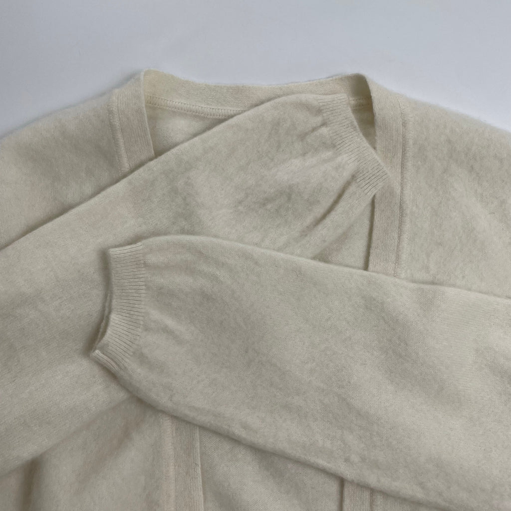 ARROW57 / 田中さんのセーター C.CAR カシミヤカーディガン オフホワイト SIZE:S