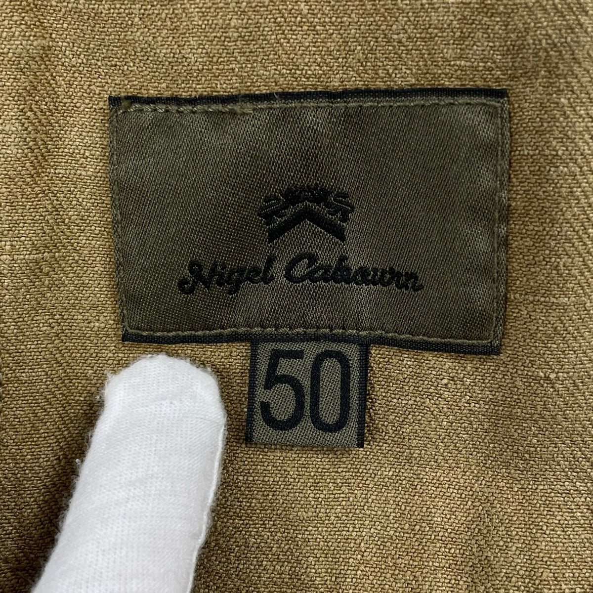 Nigel Cabourn / WORK JACKET REPAIR FINISH HEMP DENIM 参考定価：72,000+tax SIZE:50