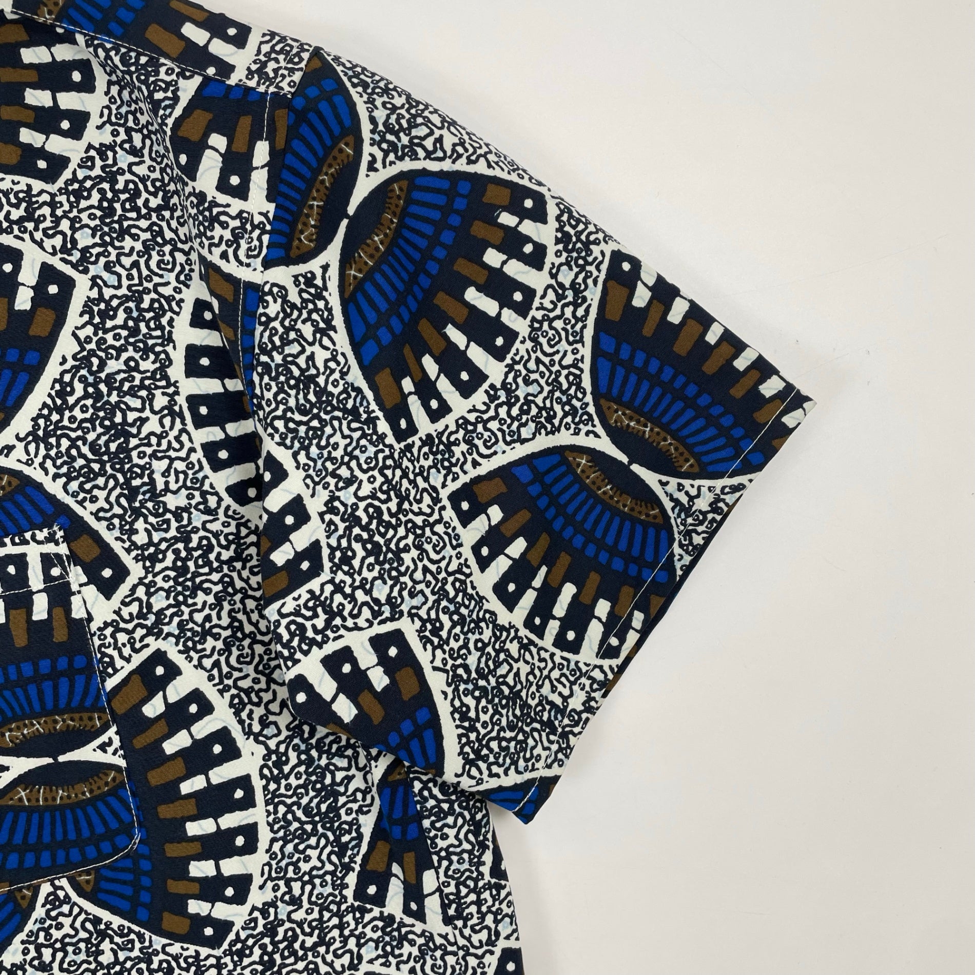 monkey time × moyan africa / コラボ AFRICAN SHIRT 参考定価：15,300+tax SIZE:S(L程度)