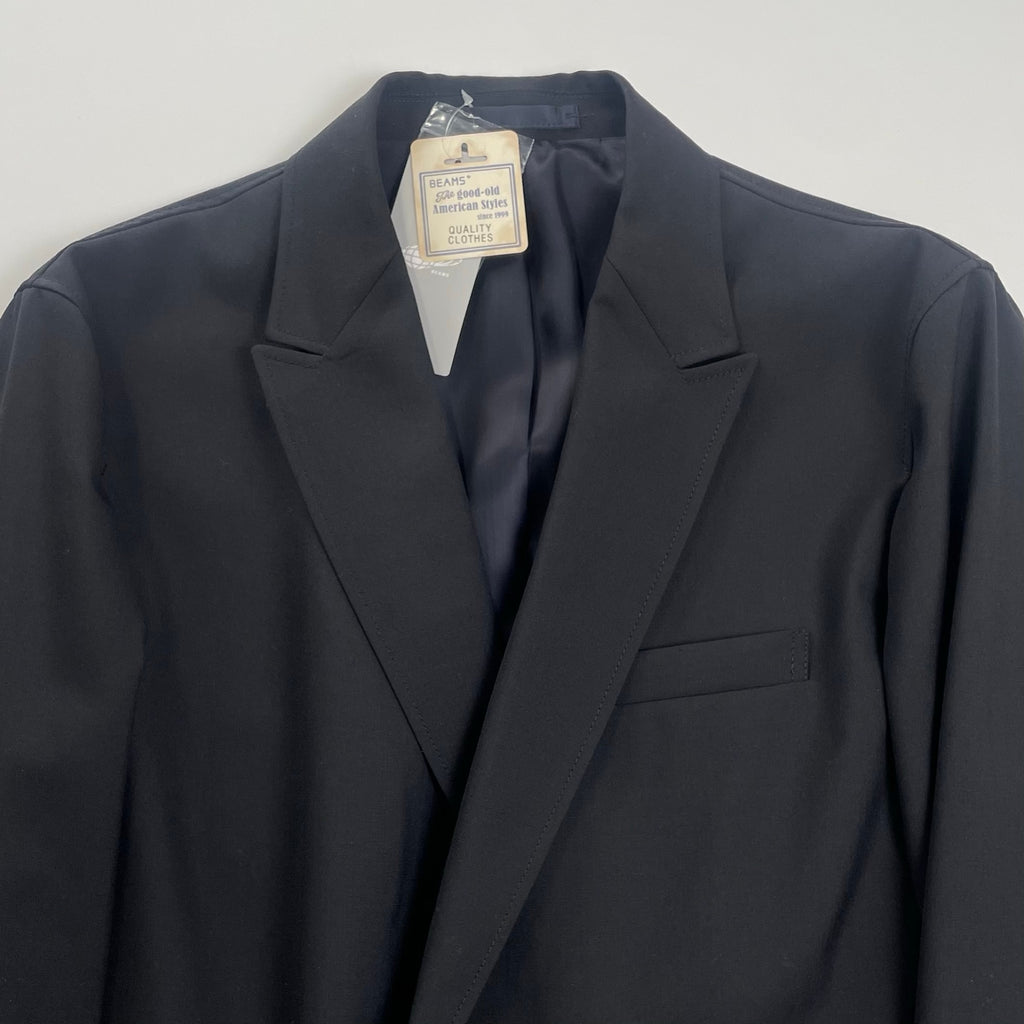BEAMS PLUS ビームスプラス / 4B Double Breasted Blazer Wool タグ・替えボタン付 参考定価：45,000+tax SIZE：L