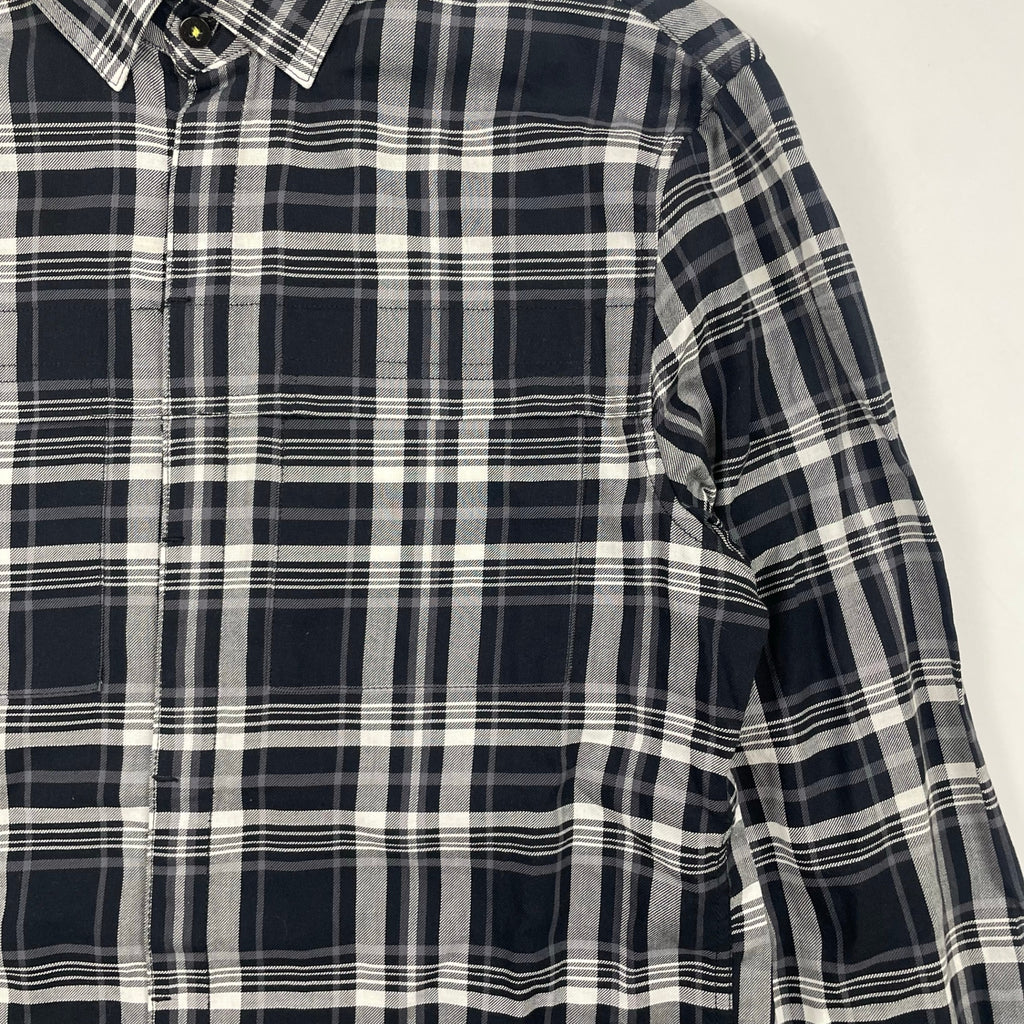 ARMANI EXCHANGE アルマーニ エクスチェンジ / ハイドポケットチェックシャツ 参考定価：25,000程度 SIZE:S