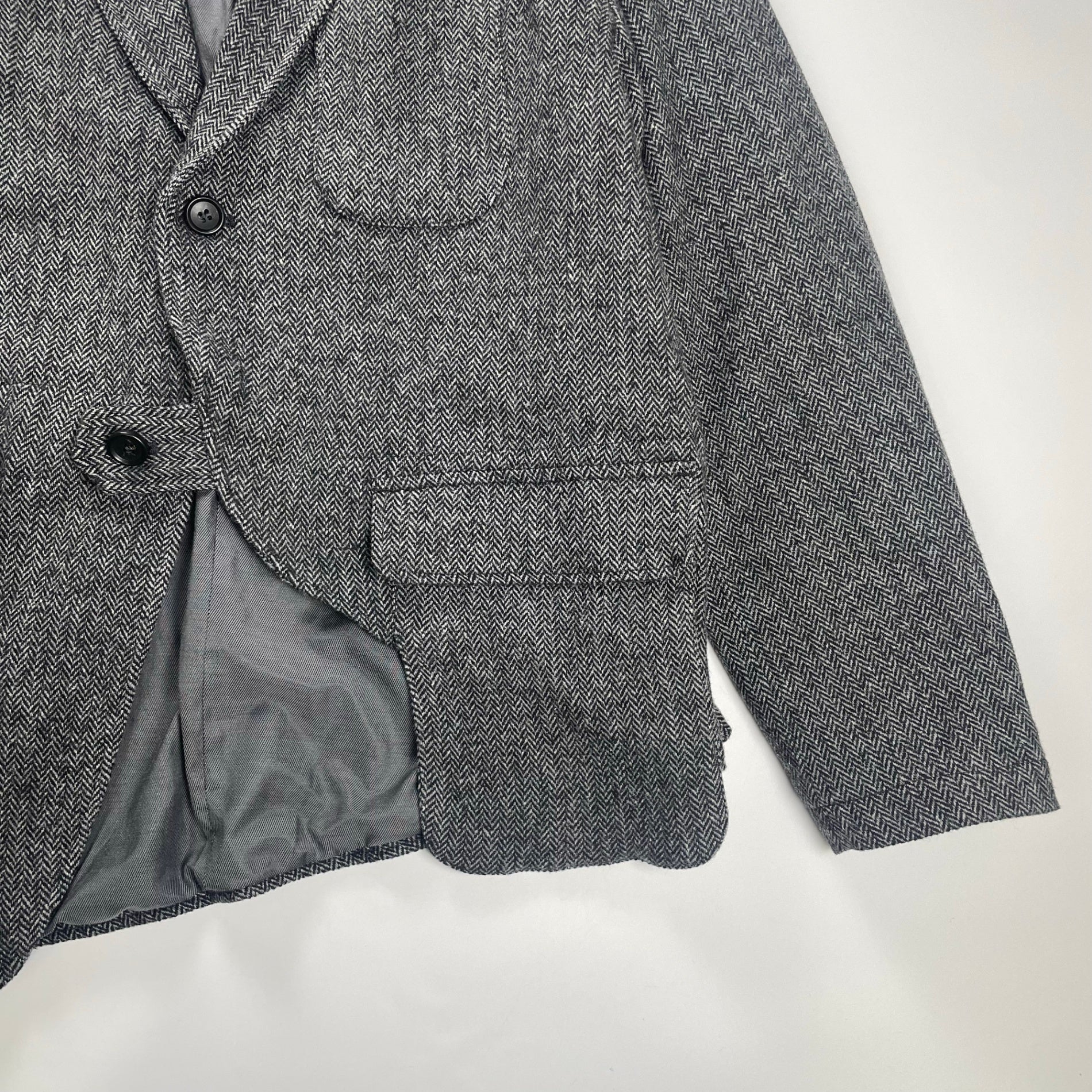 ENGINEERED GARMENTS エンジニアドガーメンツ / Slanted Jacket ヘリンボーンツイード 24AW 極美品 参考定価：68,000+tax SIZE:M