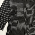 myl マイル / my jumpsuit -月光- ジャンプスーツ ホワイト×ブラック 参考定価：25,000程度 SIZE:FREE