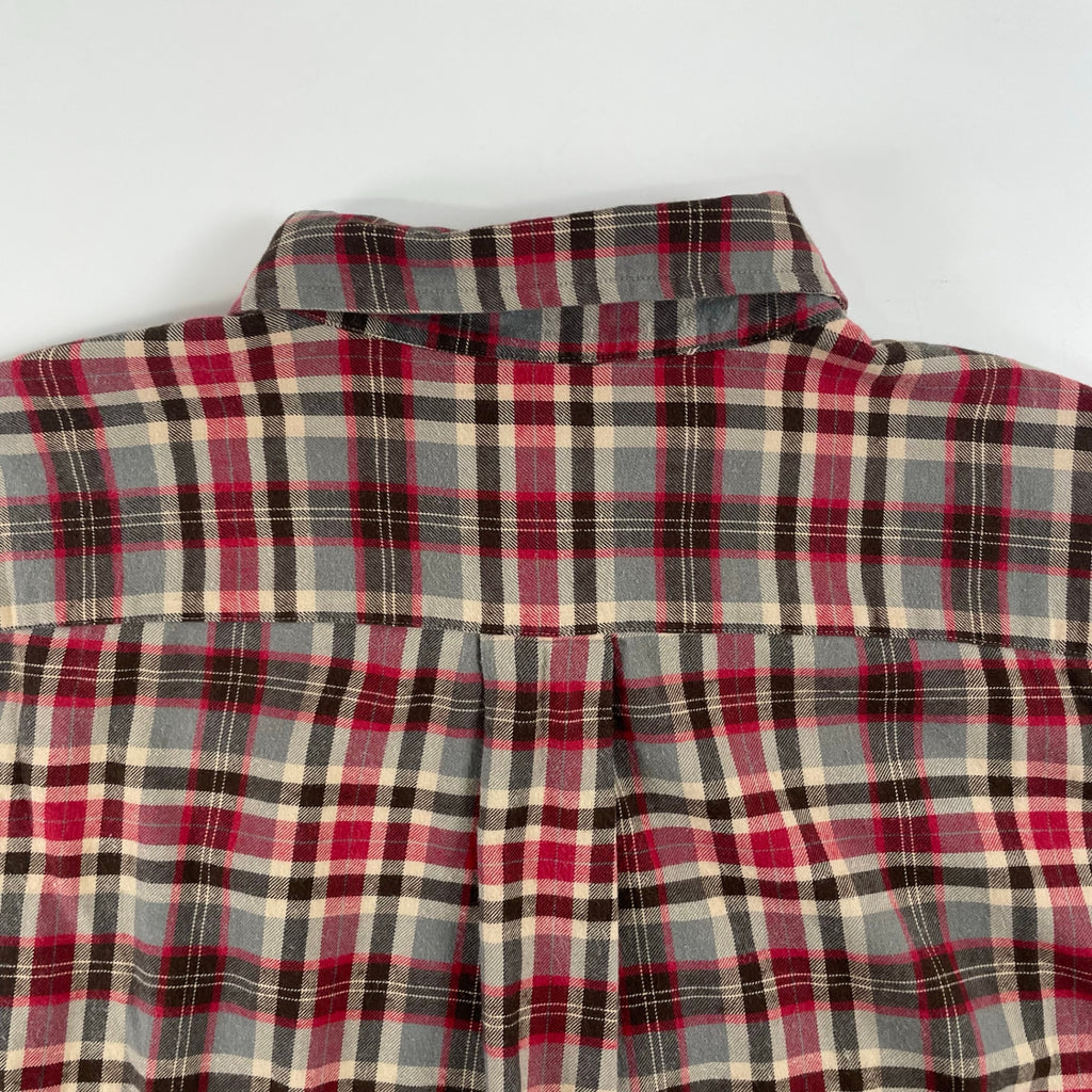 J.CREW / 90s香港製チェックシャツ SIZE：XL