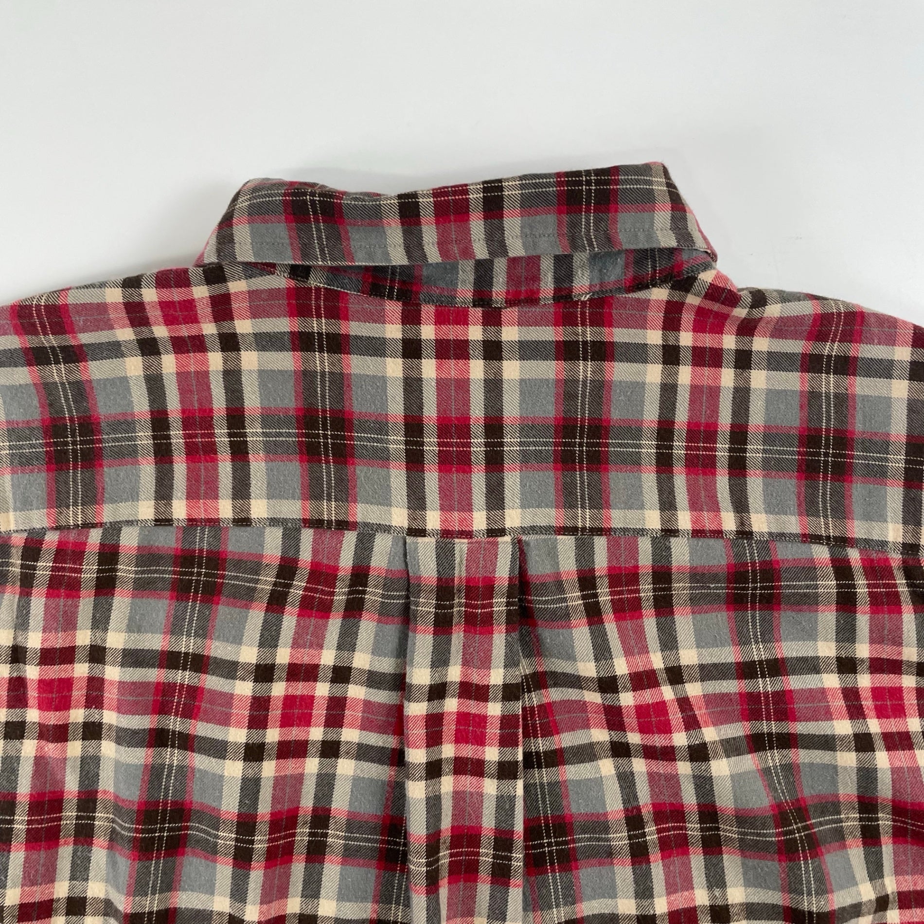 J.CREW / 90s香港製チェックシャツ SIZE：XL