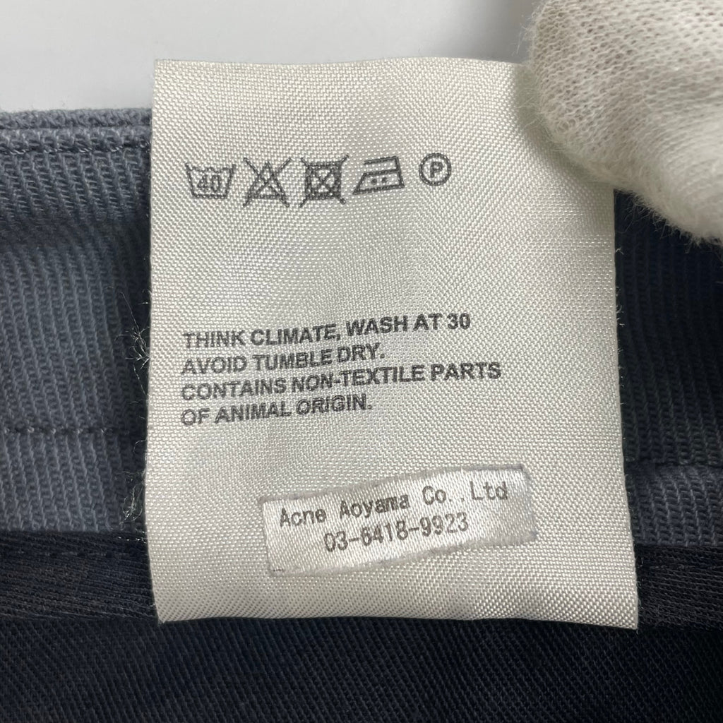 Acne Studios アクネ ストゥディオズ / ALLAN W TWILL ツイル テーパードパンツ 参考定価：30,000程度 SIZE:46