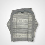 LORENZO MAGNI ロレンツォ マグニ / ノルディックニットパーカー イタリア製 参考定価：26,000程度 SIZE:L