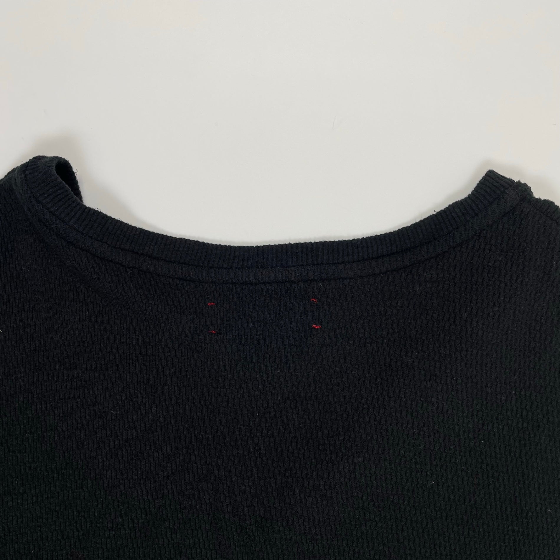 barbell object バーベルオブジェクト / nep v top サーマルVネックカットソー bo-05c01 ブラック 25AW SIZE：2