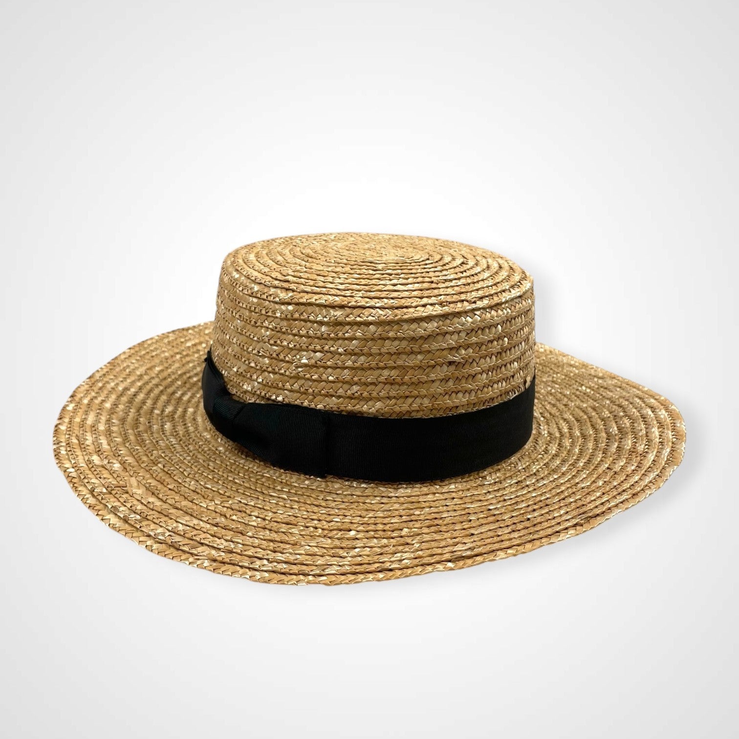 Lack of Color ラックオブカラー / ストローハット カンカン帽 参考定価：24,000程度 SIZE：56cm