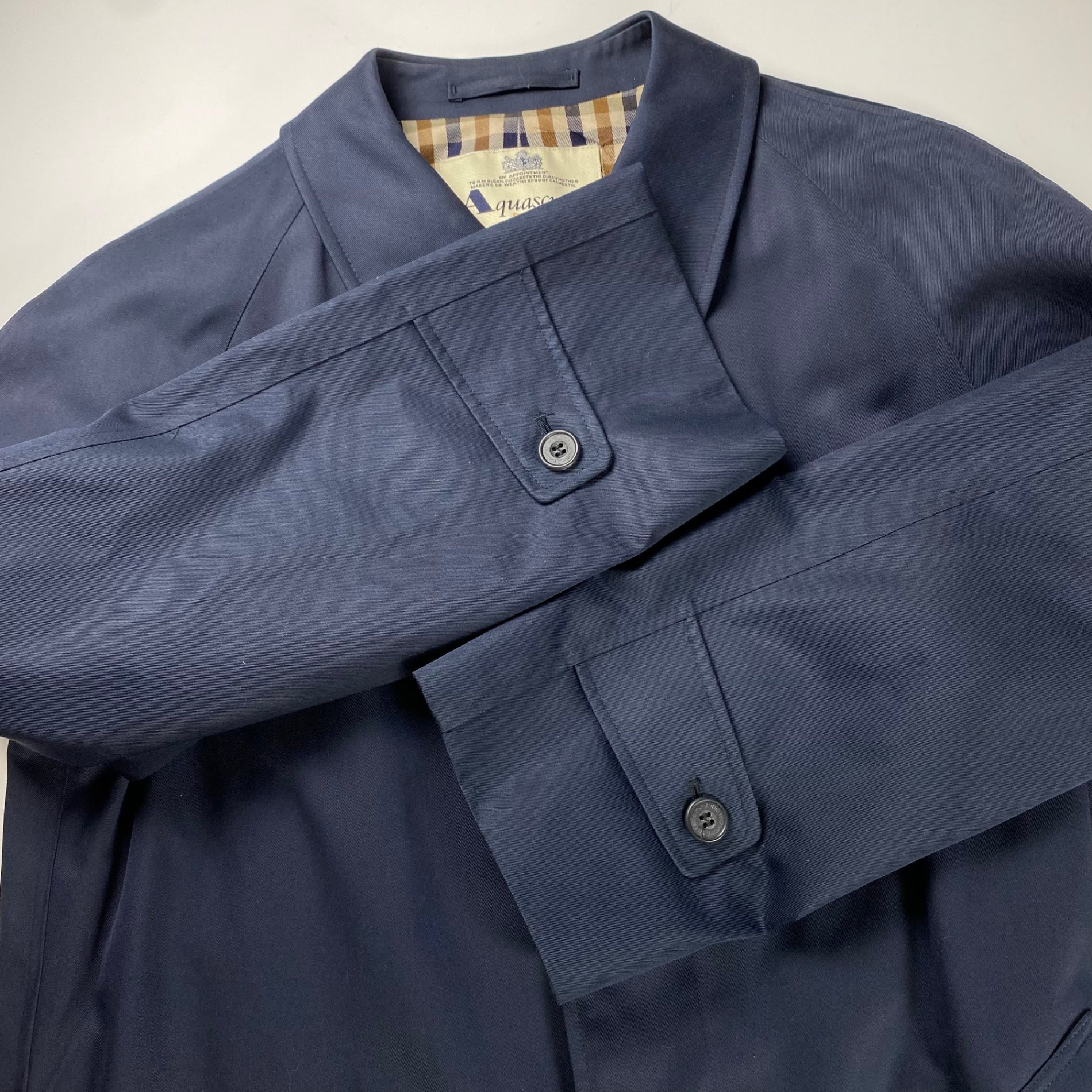 VINTAGE Aquascutum アクアスキュータム / 80s TRENCH COAT トレンチコート Aqua5生地 Dカン SIZE：36SHT(M程度)