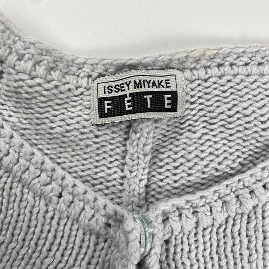 ISSEY MIYAKE FETE イッセイミヤケ フェット / ポンポン ニット ボレロ カーディガン SIZE:01(S程度)
