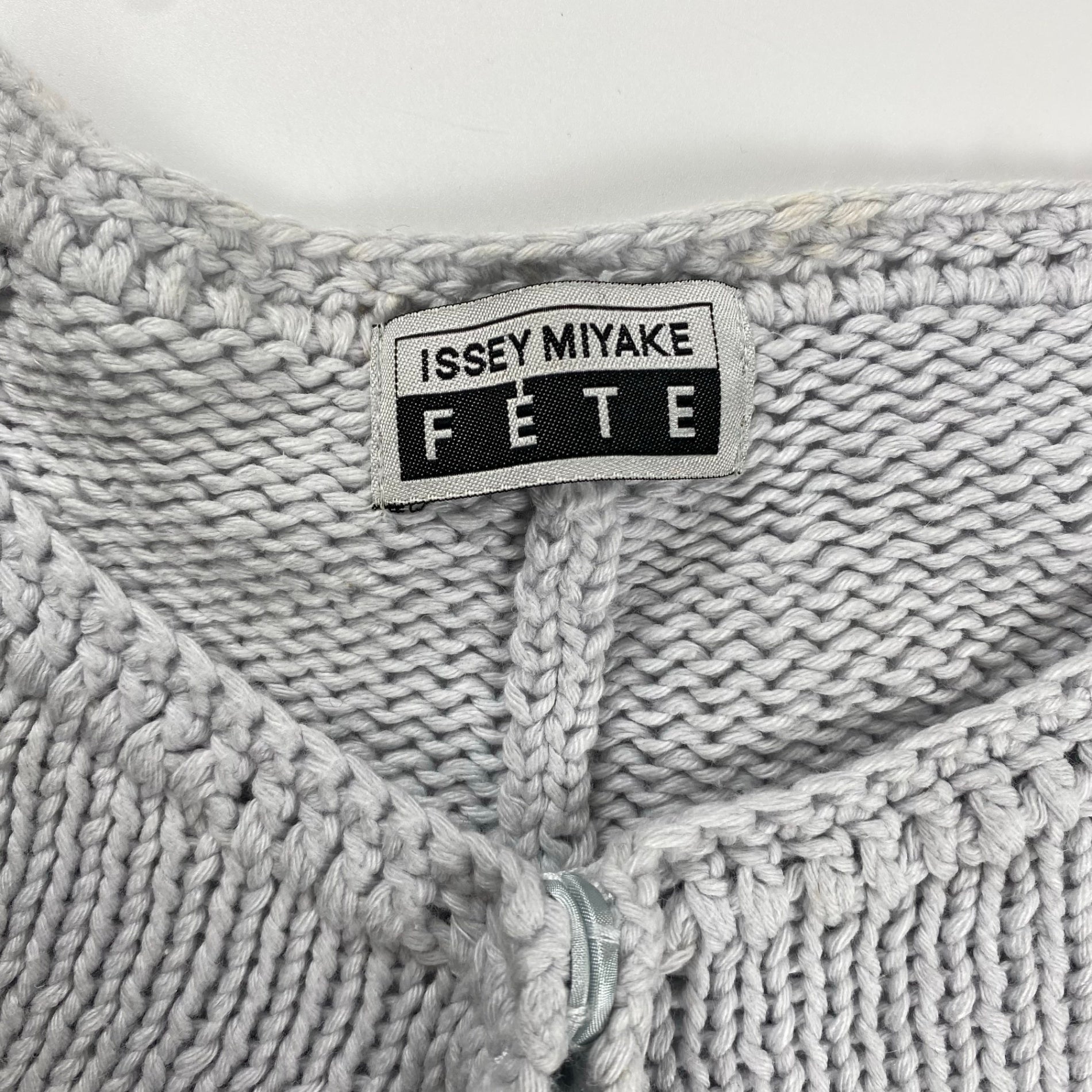 ISSEY MIYAKE FETE イッセイミヤケ フェット / ポンポン ニット ボレロ カーディガン SIZE:01(S程度)