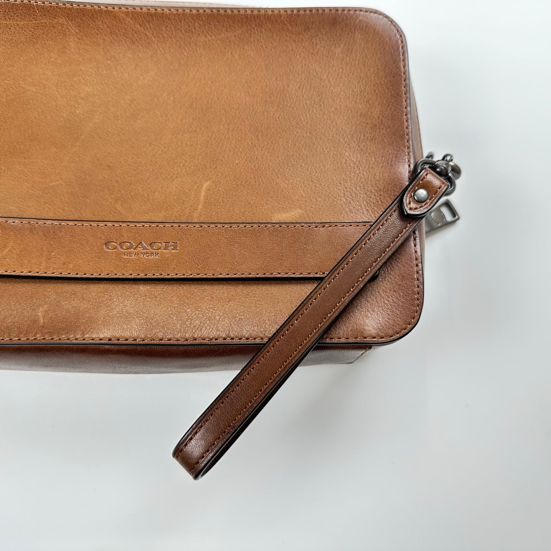 COACH コーチ / オールレザー セカンドバッグ クラッチバッグ 93527