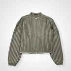 Theory セオリー / カラーレスギャザーストライプシャツ 参考定価：22,000程度 SIZE:P