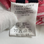 FRANK LEDER / ヴィンテージファブリックシャツ 参考定価：50,000程度 SIZE:XS(M程度)