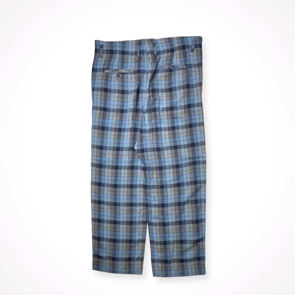YOKE / レーヨンチェックパンツ 参考定価：35,000程度 SIZE:M