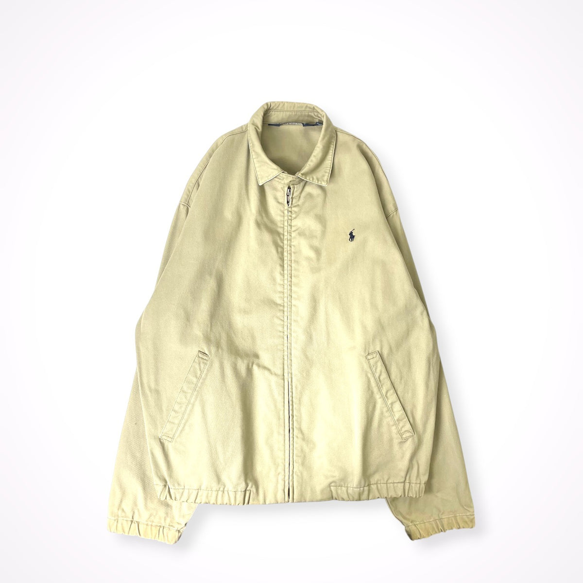 Polo by Ralph Lauren / 90s コットンツイルスウィングトップ ネイビーポニー SIZE:M